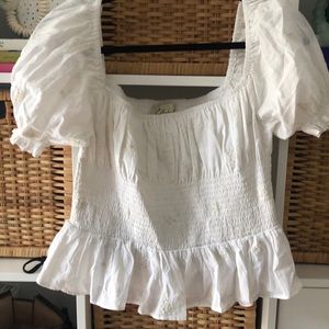 Cleobella White Top Size L